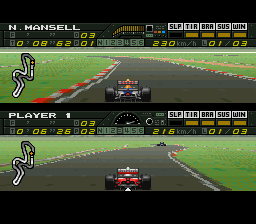 F1 Pole Position (USA) (Beta) In game screenshot